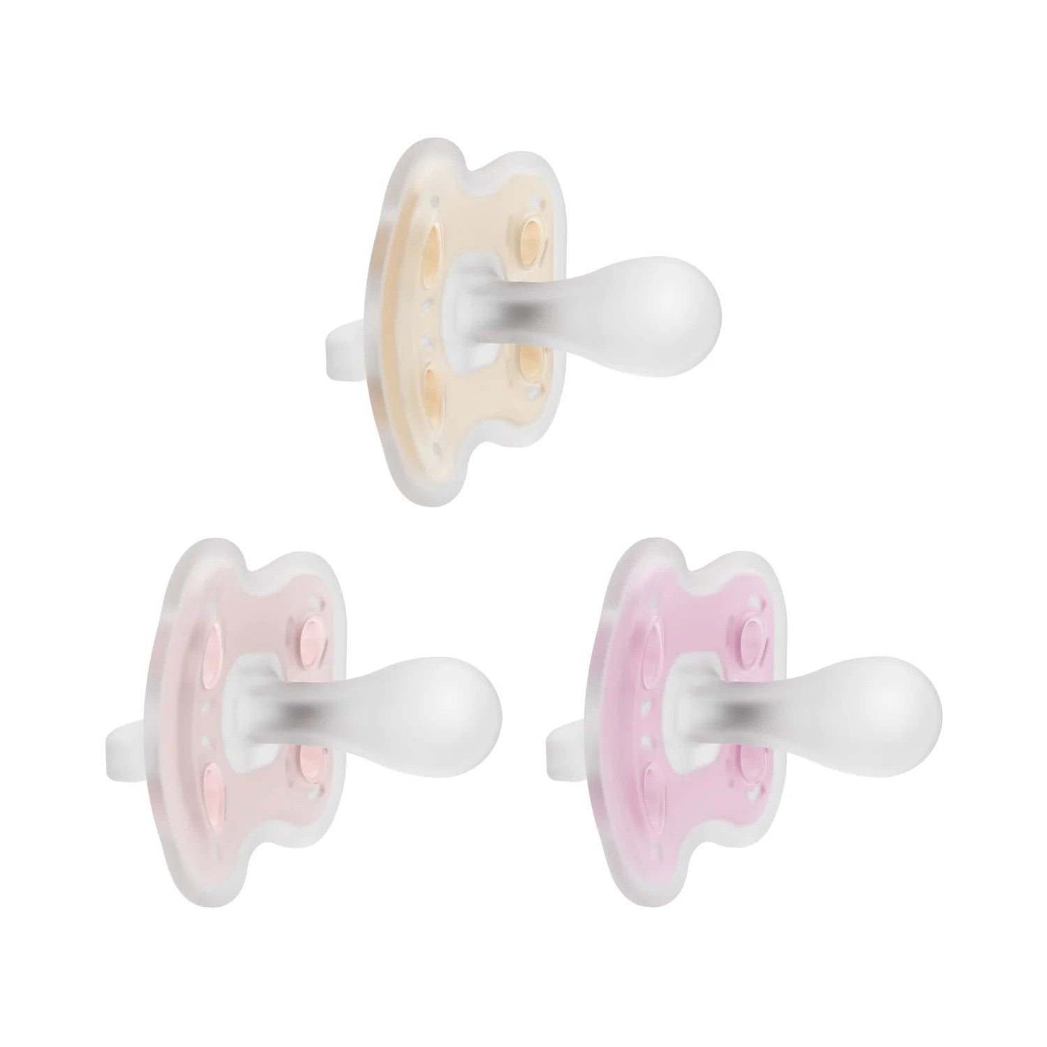Dr. Brown's Advantage One-Piece Silicone Pacifier, 3pk - 2 Sizes (3 Designs)