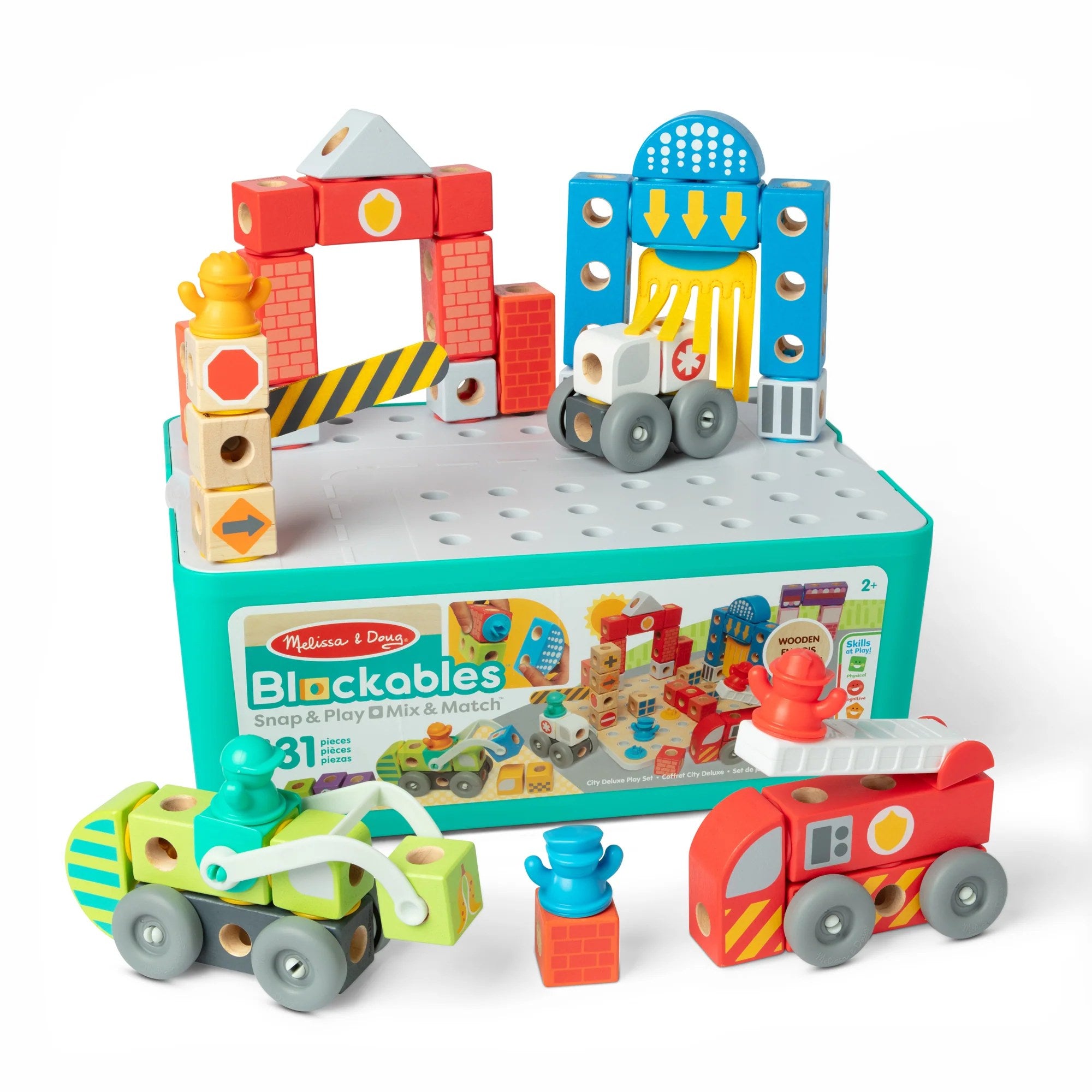 Melissa & Doug Blockables Play Set (8 Types)