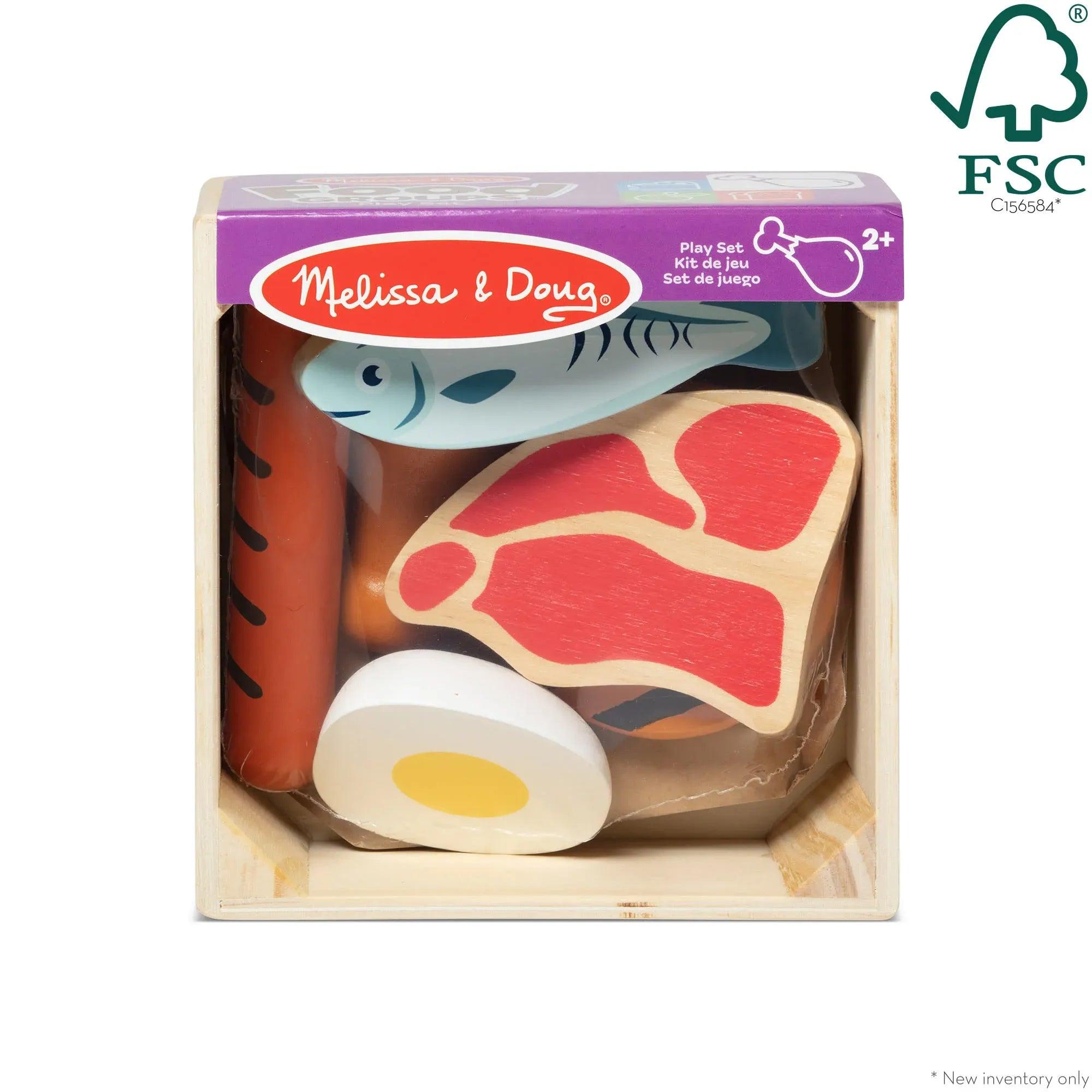 Melissa & Doug Wooden Food Groups (4 Types) - Pupsik Singapore
