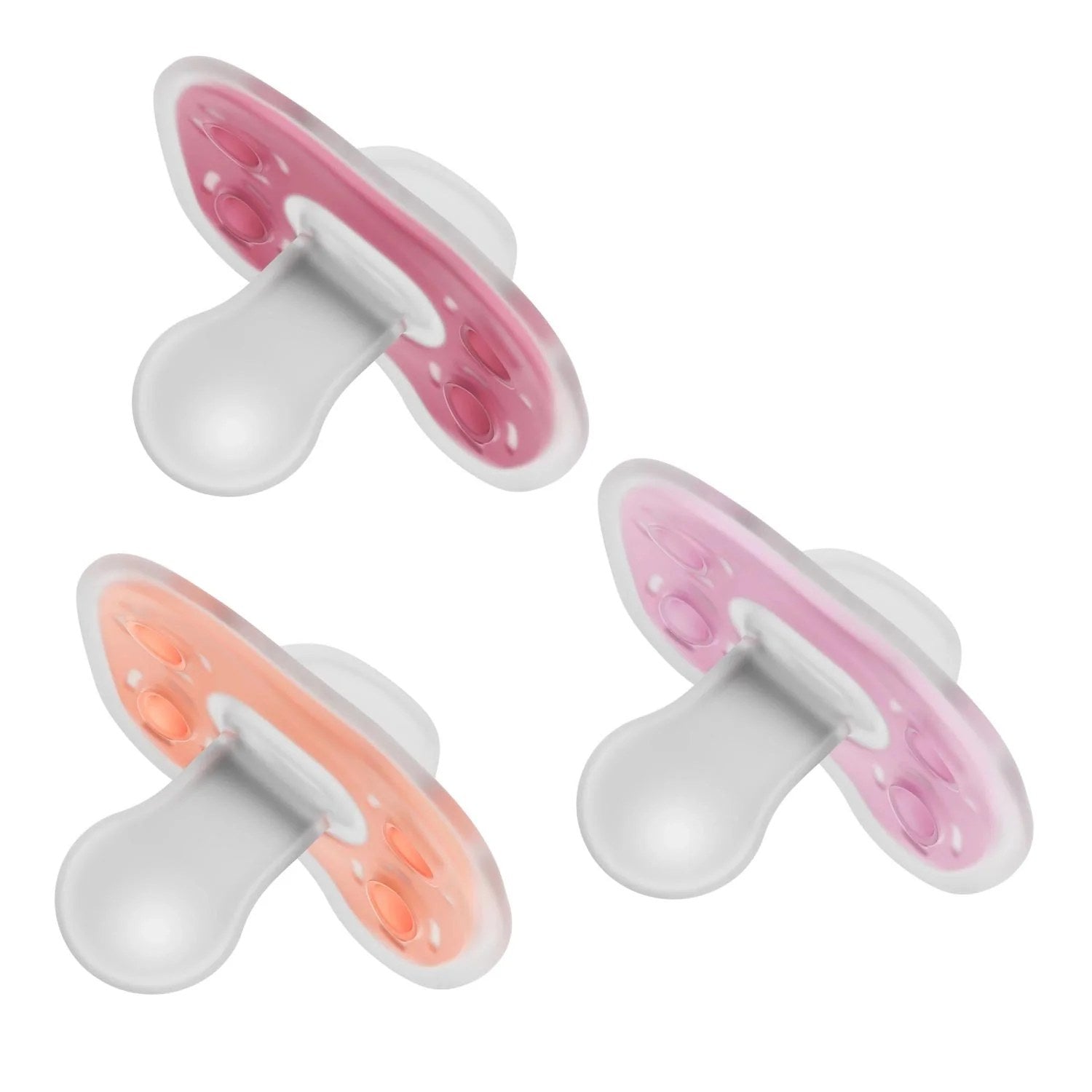Dr. Brown's Advantage One-Piece Silicone Pacifier, 3pk - 2 Sizes (3 Designs)