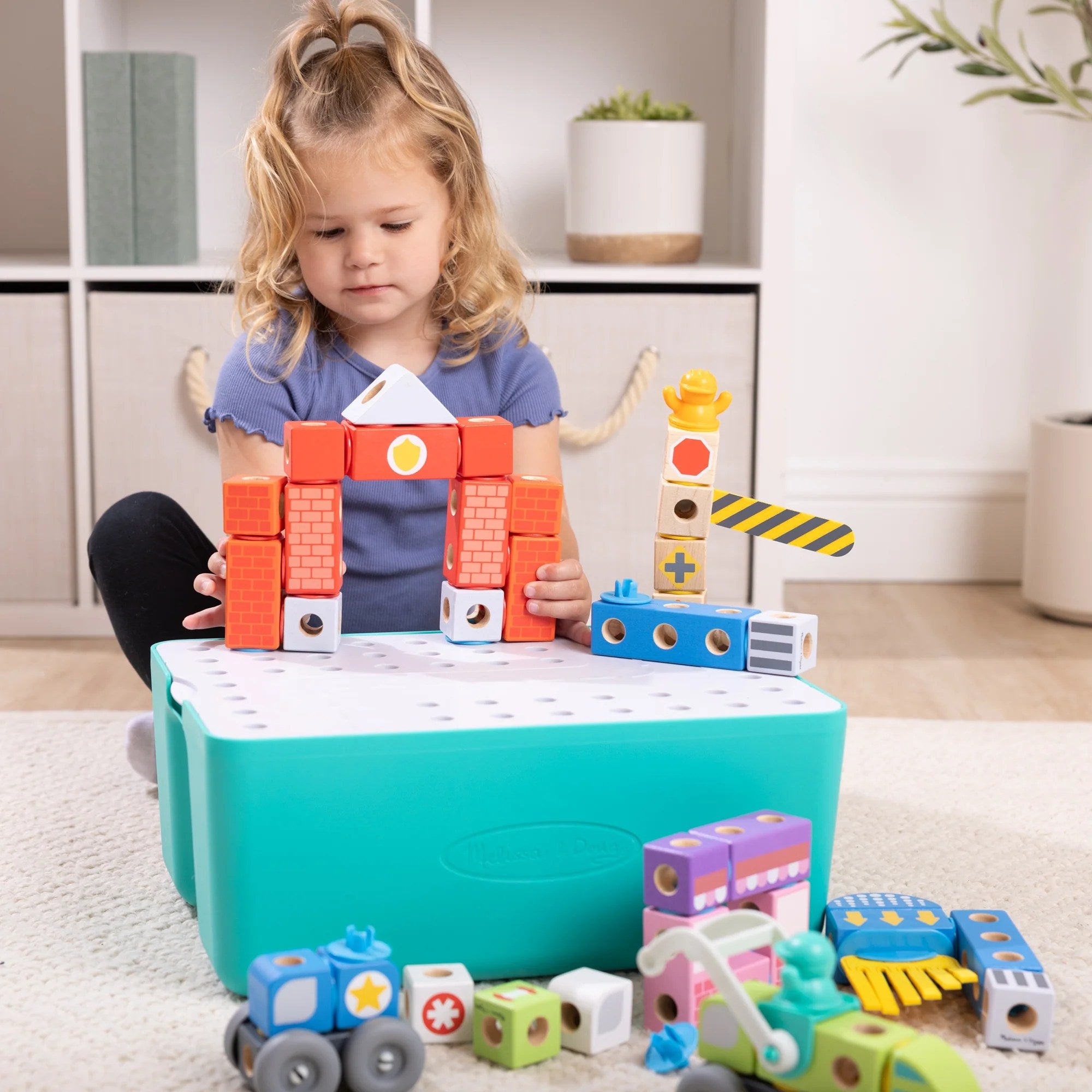 Melissa & Doug Blockables Play Set (8 Types)