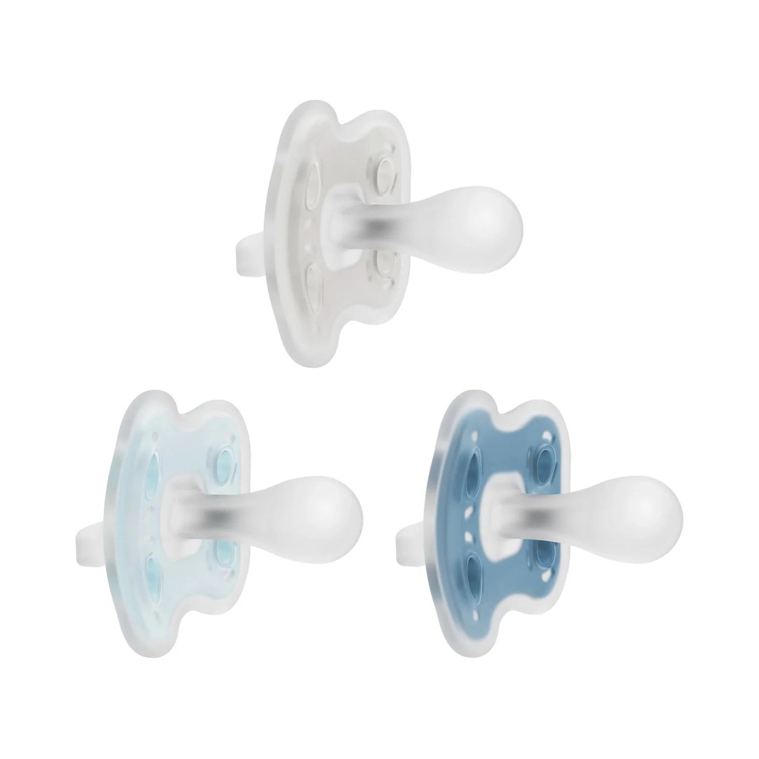 Dr. Brown's Advantage One-Piece Silicone Pacifier, 3pk - 2 Sizes (3 Designs)