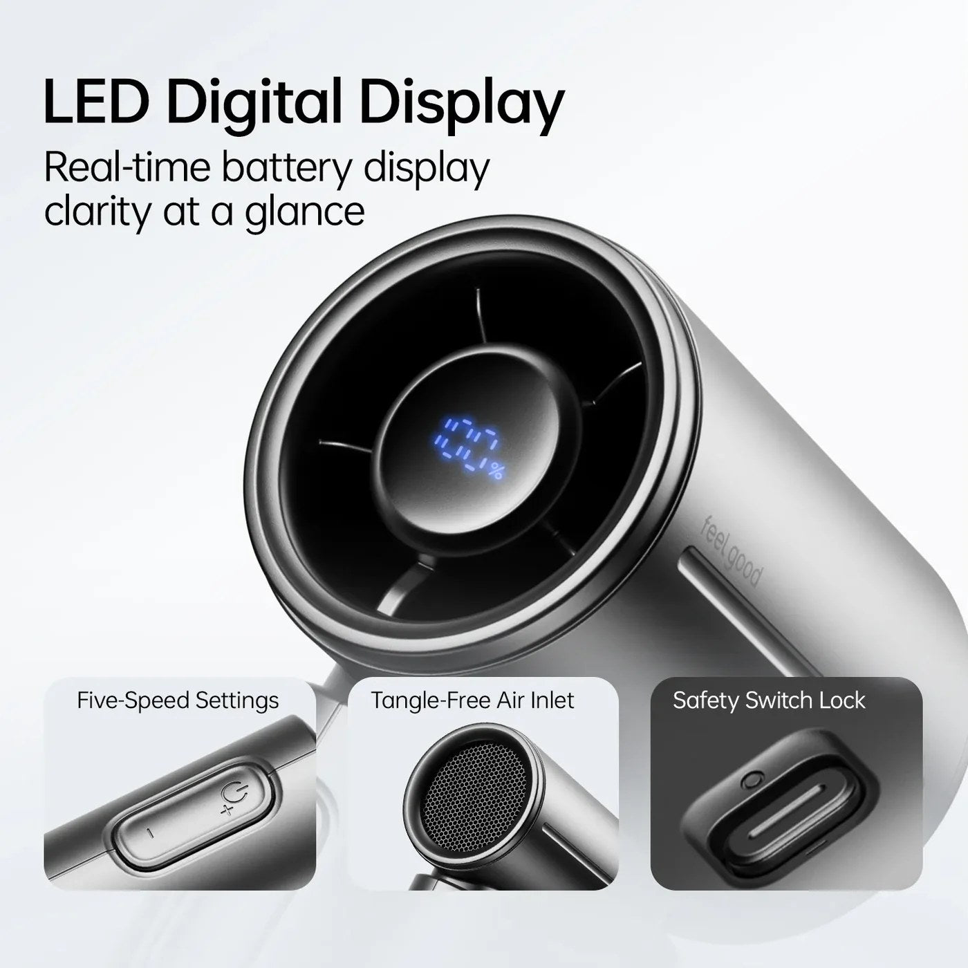 JisuLife Handheld Fan Life 9S , 5000mah (3 Colors)