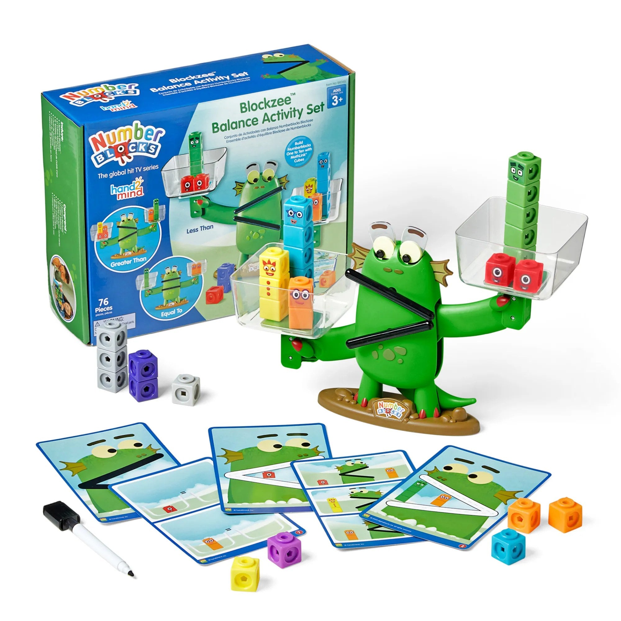 Numberblocks Blockzee Balance Activity Set, 76pcs
