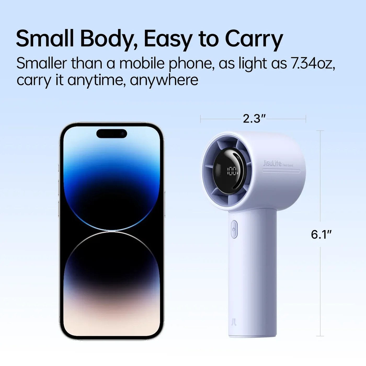 JisuLife Handheld Fan Life 10S, 5000mah (2 Colors)