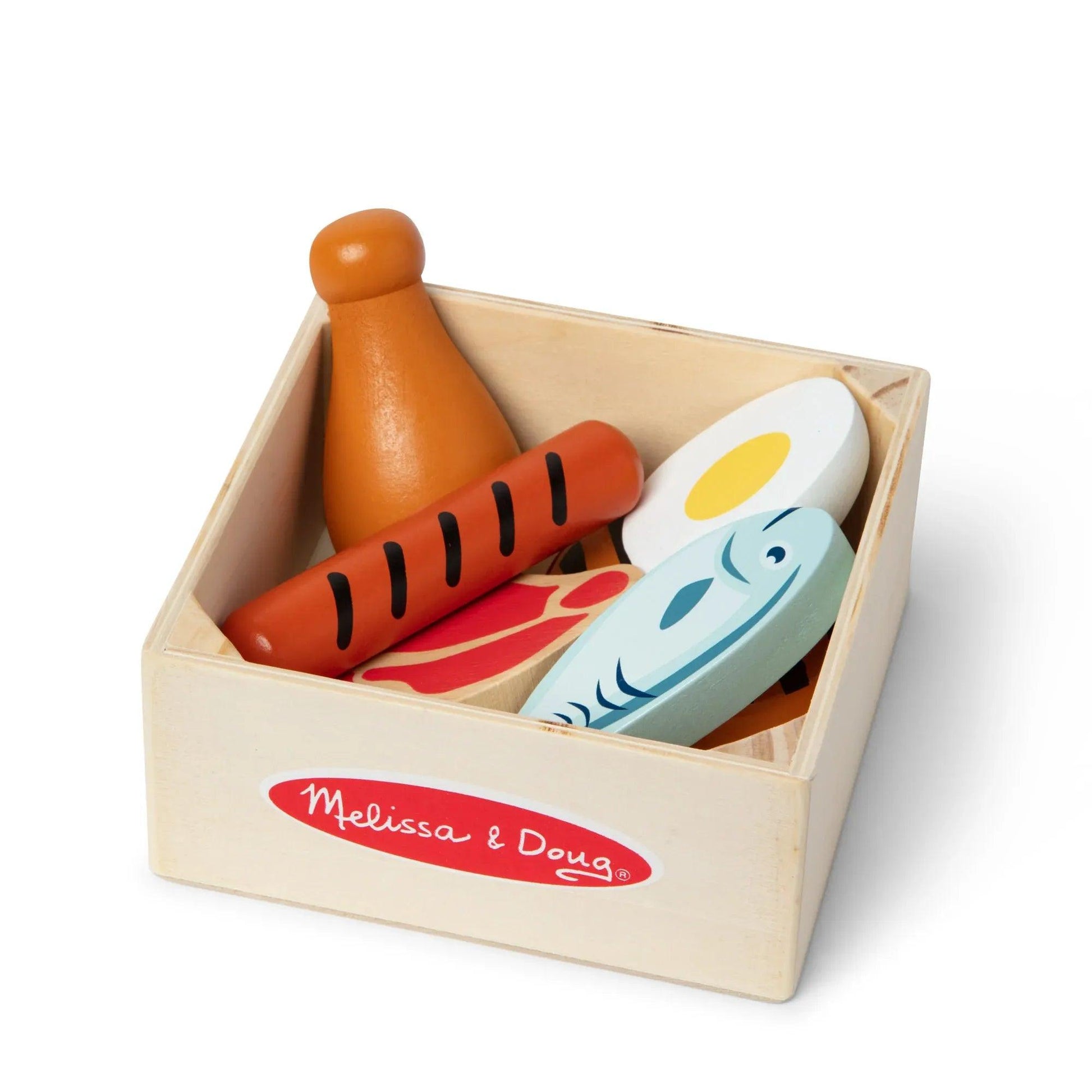 Melissa & Doug Wooden Food Groups (4 Types) - Pupsik Singapore