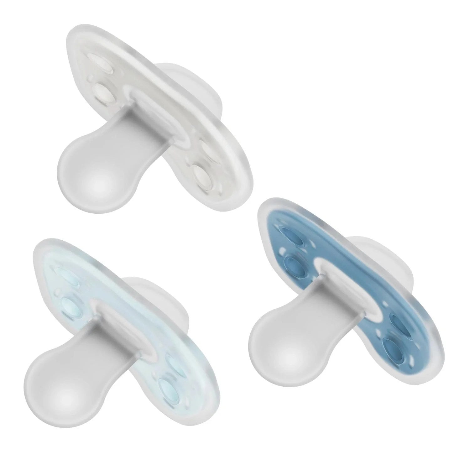 Dr. Brown's Advantage One-Piece Silicone Pacifier, 3pk - 2 Sizes (3 Designs)