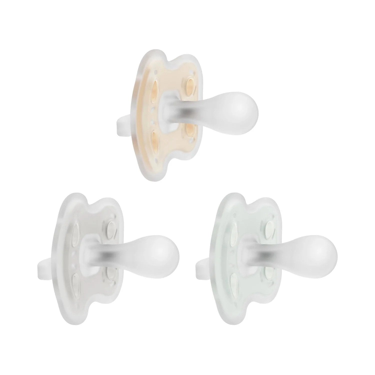 Dr. Brown's Advantage One-Piece Silicone Pacifier, 3pk - 2 Sizes (3 Designs)