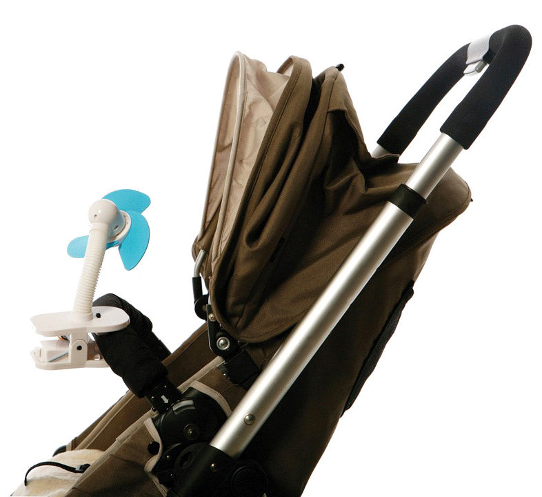 Dreambaby Stroller Fan White with Pink Foam