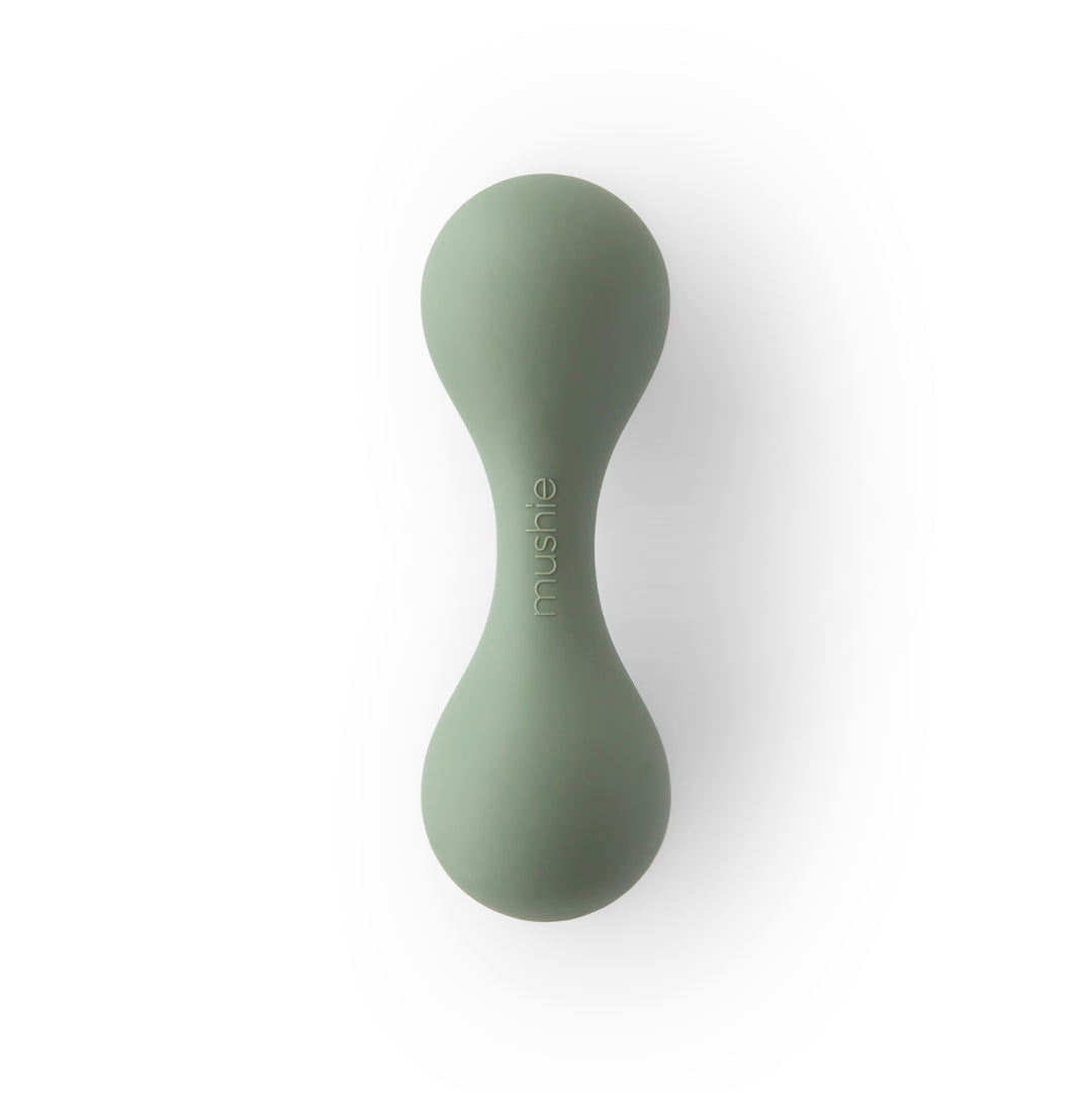 Mushie Silicone Baby Rattle Toy (3 Colors)