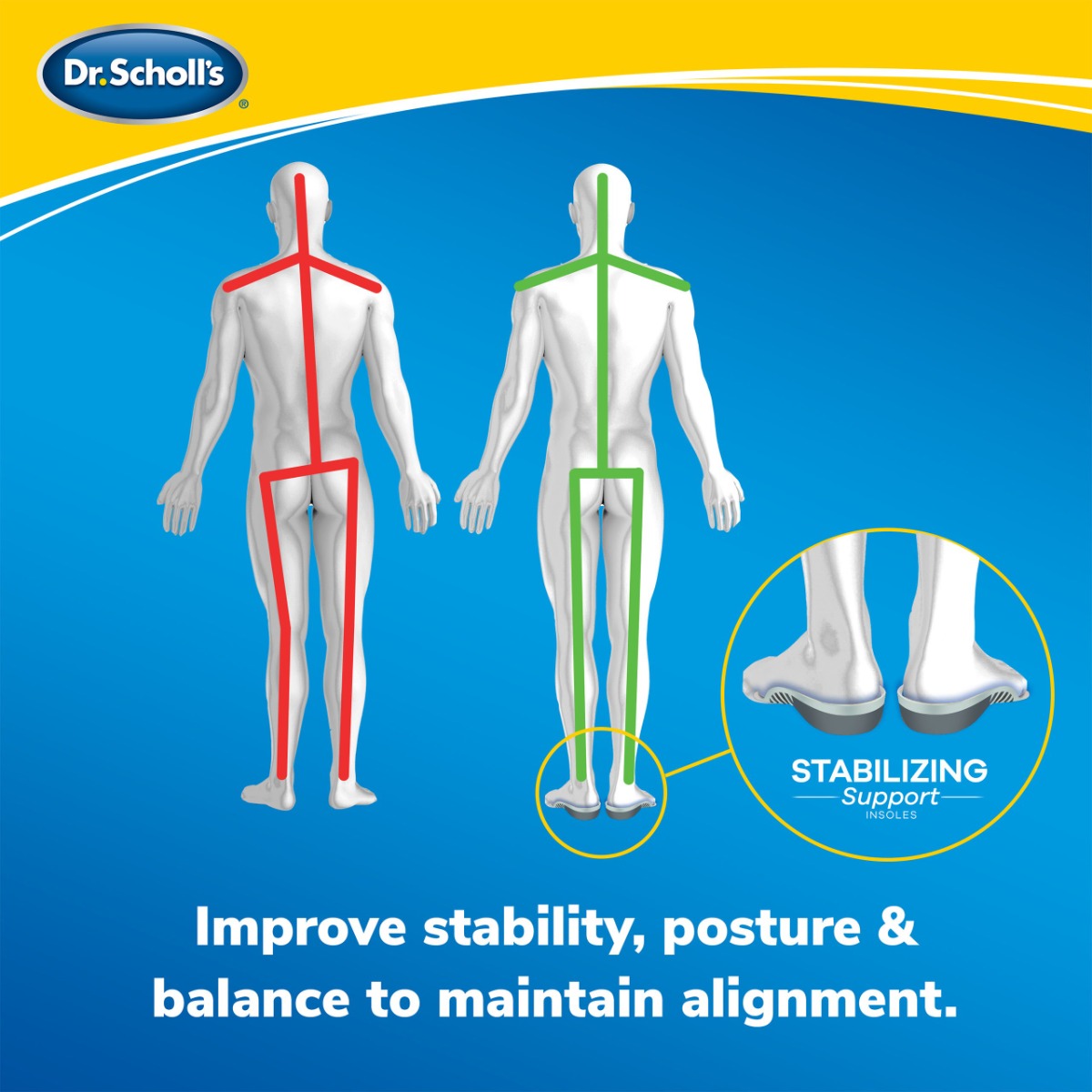 Dr Scholl's Stabilizing Support Insoles