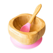 Eco Rascals Bamboo Suction Baby Bowl & Spoon (2 Colours)