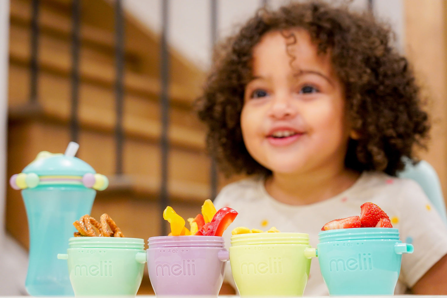 Meilii Sippy Cups, 340ml (2pk) - Mint Blue