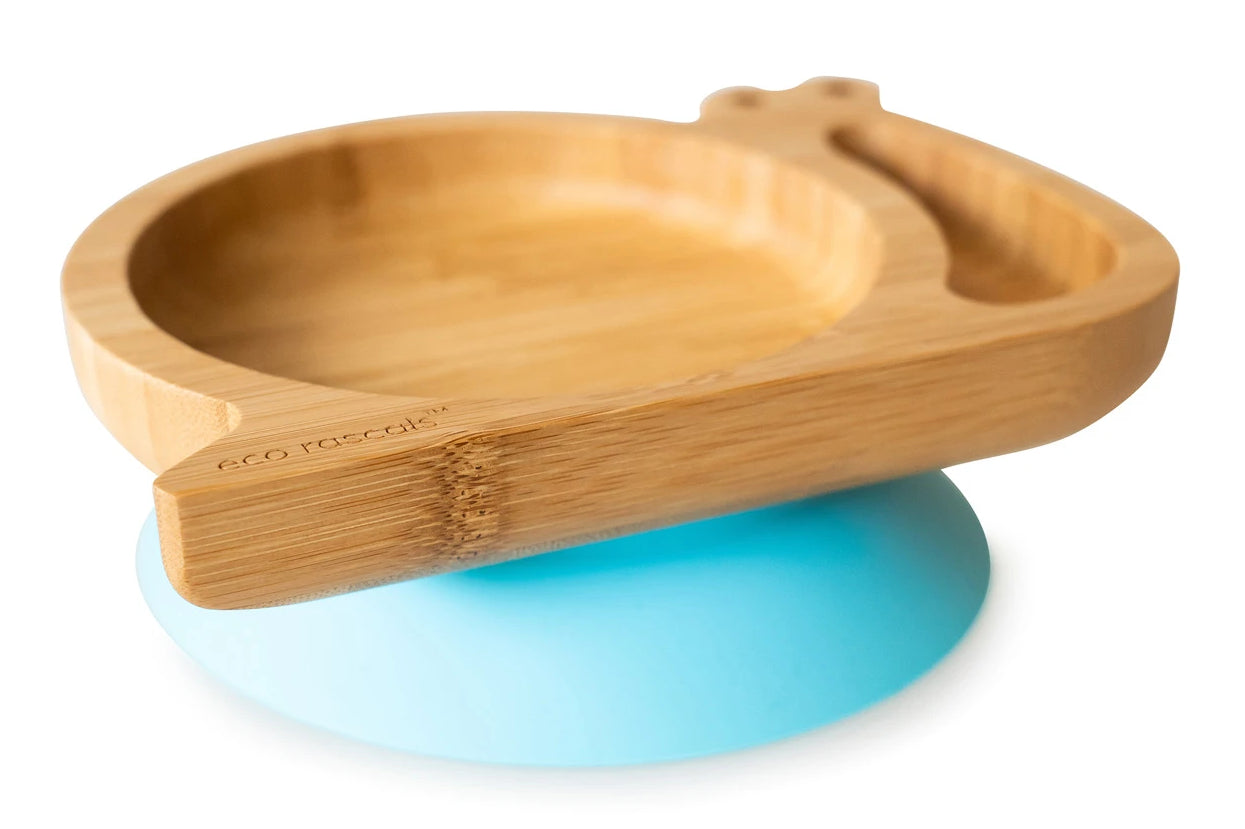 Eco Rascals Snail Bamboo Suction Plate (5 Colours)