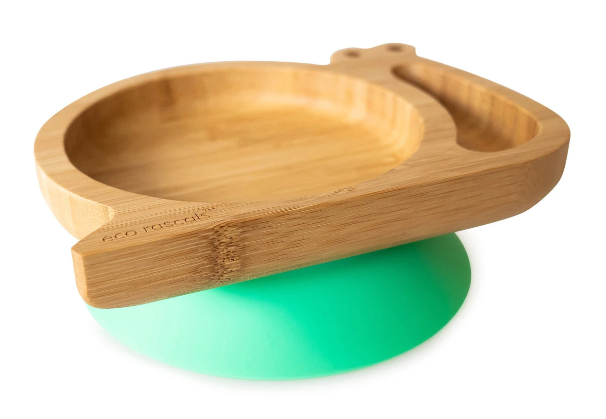 Eco Rascals Snail Bamboo Suction Plate (5 Colours)