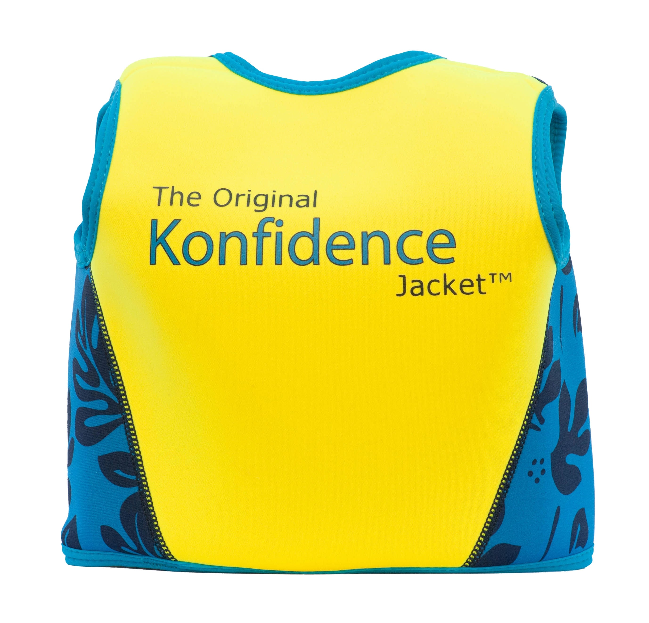Konfidence Original Children Swim Jacket - Blue Palm (3 Sizes)