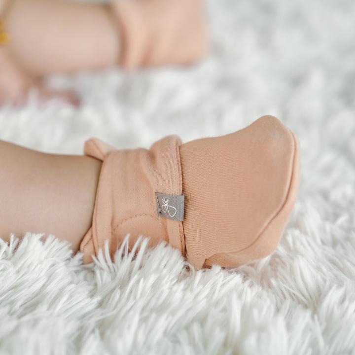 Goumiboots Bamboo & Organic Cotton Booties - Poppy (2 Sizes)