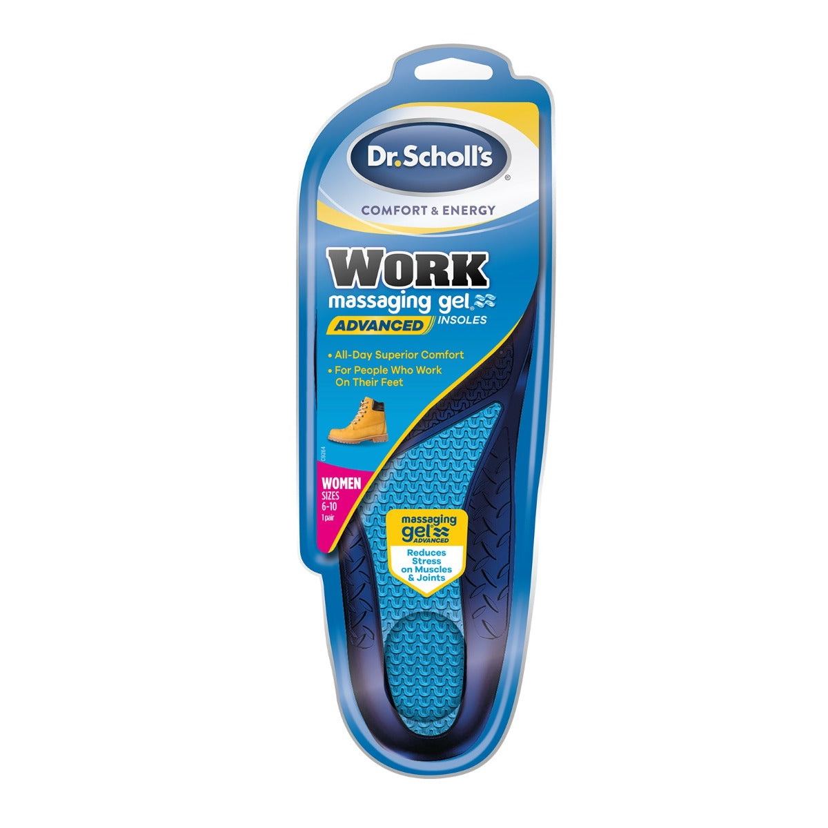 Dr Scholl's Comfort & Energy Work Insoles (2 Sizes)