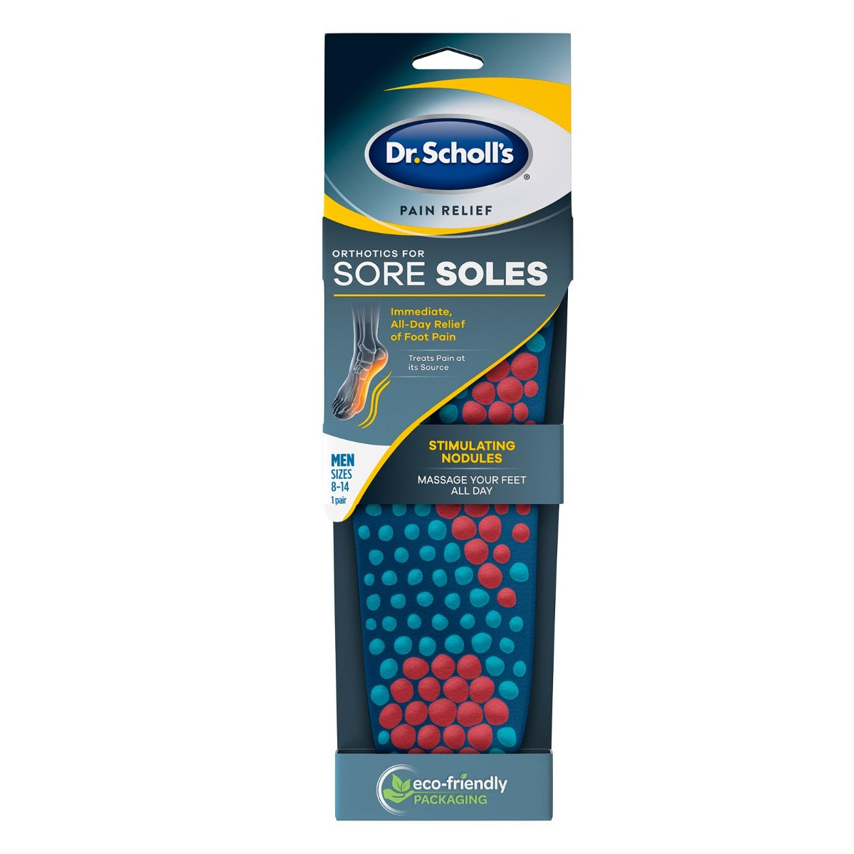Dr Scholl's Pain Relief Sore Soles Orthotics - Men's (US 8-14)