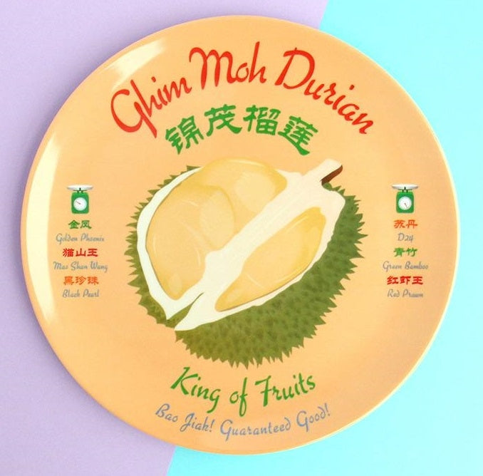 The Little Drom Store Melamine Plate (8 inch) (25 Designs) - Pupsik Singapore