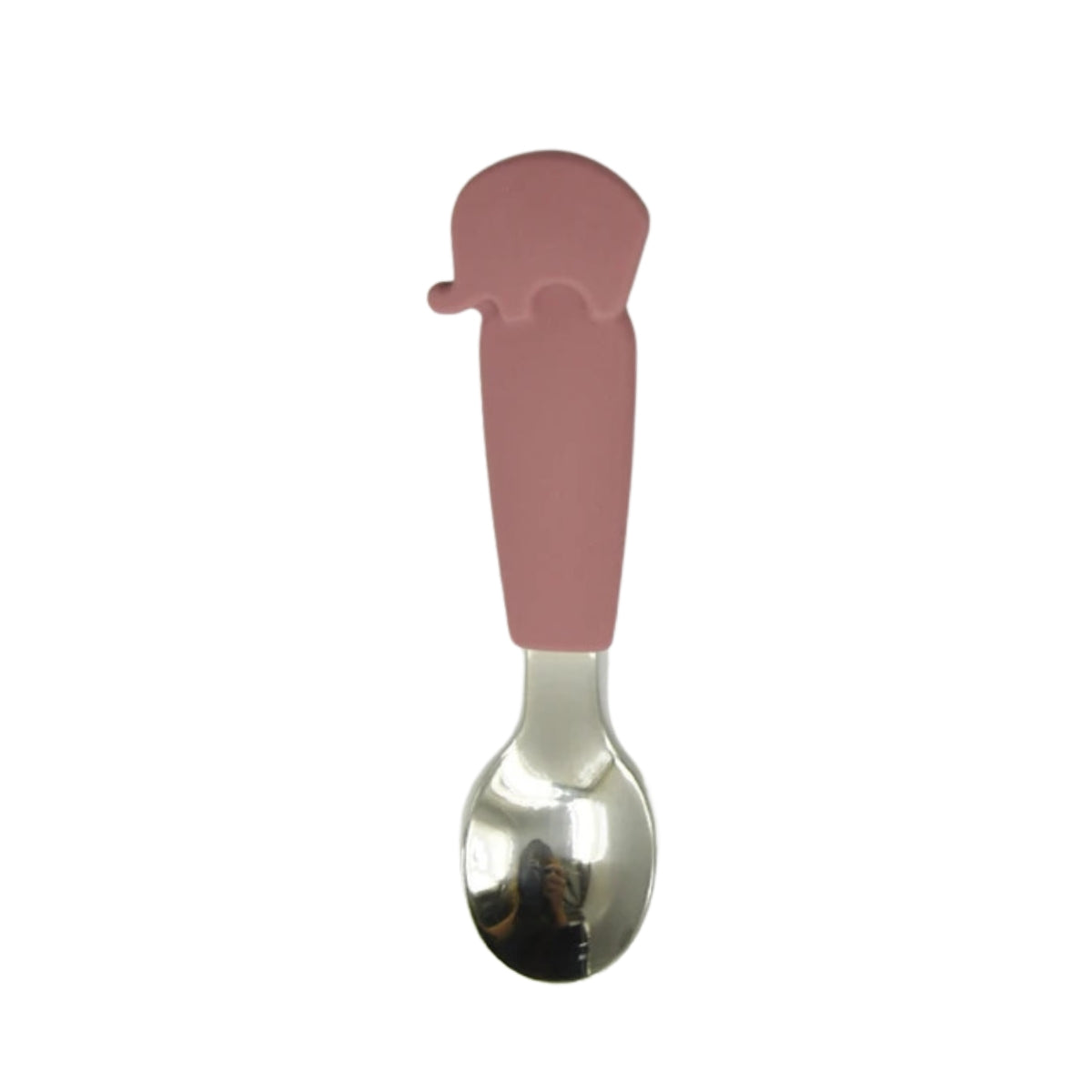 Biomom Silicone Handle Stainless Steel Little Spoon (8 Designs) - Pupsik Singapore