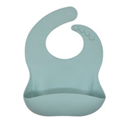 Biomom Silicone Plain Round Baby Bib (16 colors)