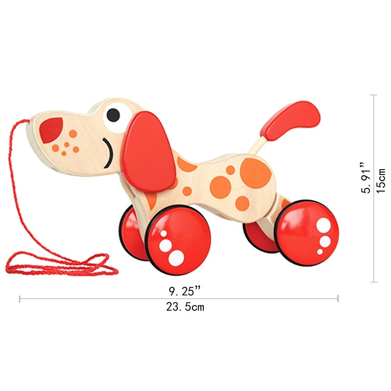 Hape Walk-A-Long Puppy Pull Toy