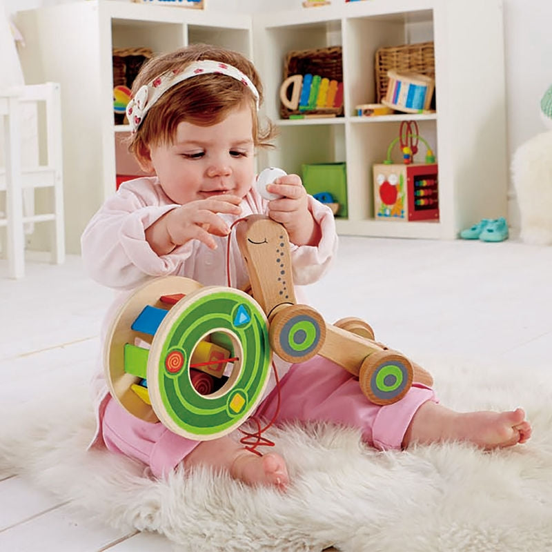 Hape Walk-A-Long Snail Pull Toy