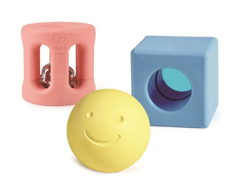 Hape Geometric Rattle (3pc)