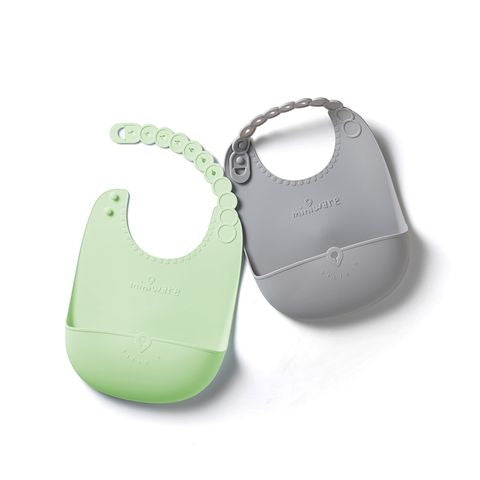 Miniware Silibib Silicone Bib (2pk) (3 Colours)