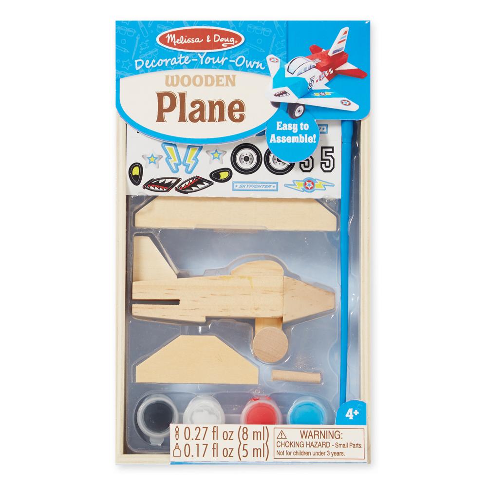 Melissa & Doug Decorate-Your-Own Wooden Plane