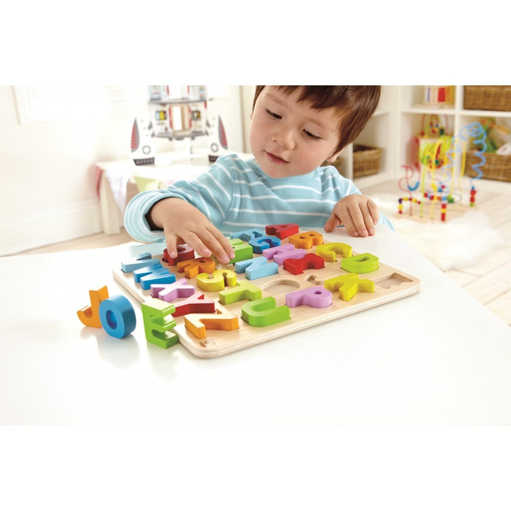 Hape Chunky Alphabet Puzzle (2 Colours)