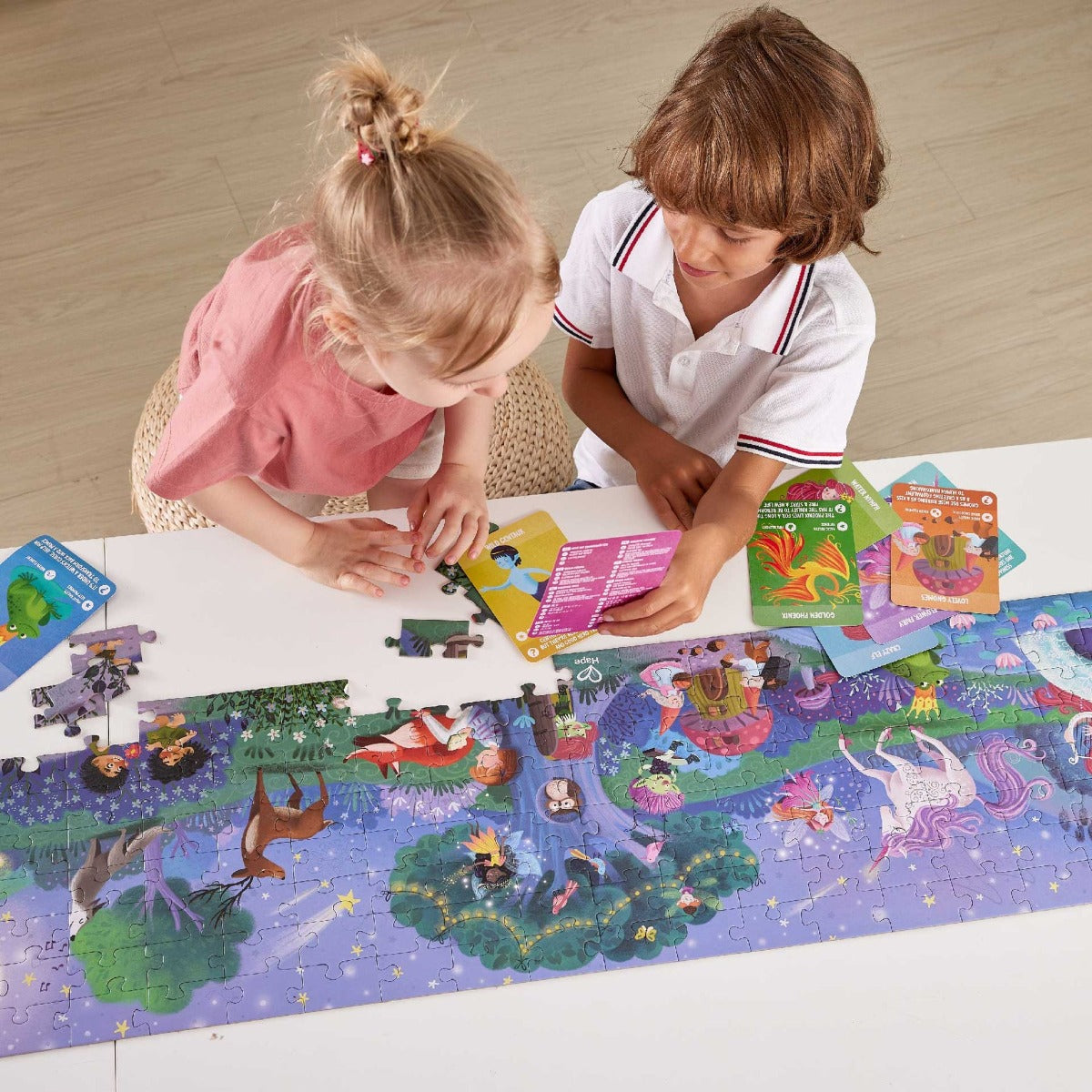Hape Glow-in-the-Dark Puzzle, 200 pieces - Magic Forest
