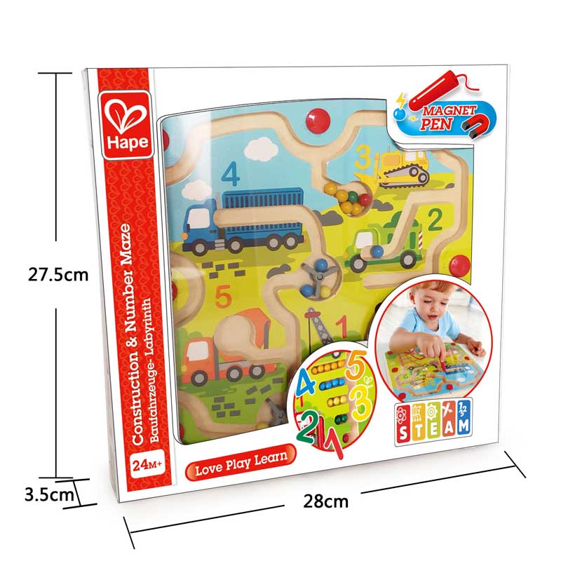 Hape Construction and Number Maze Toy