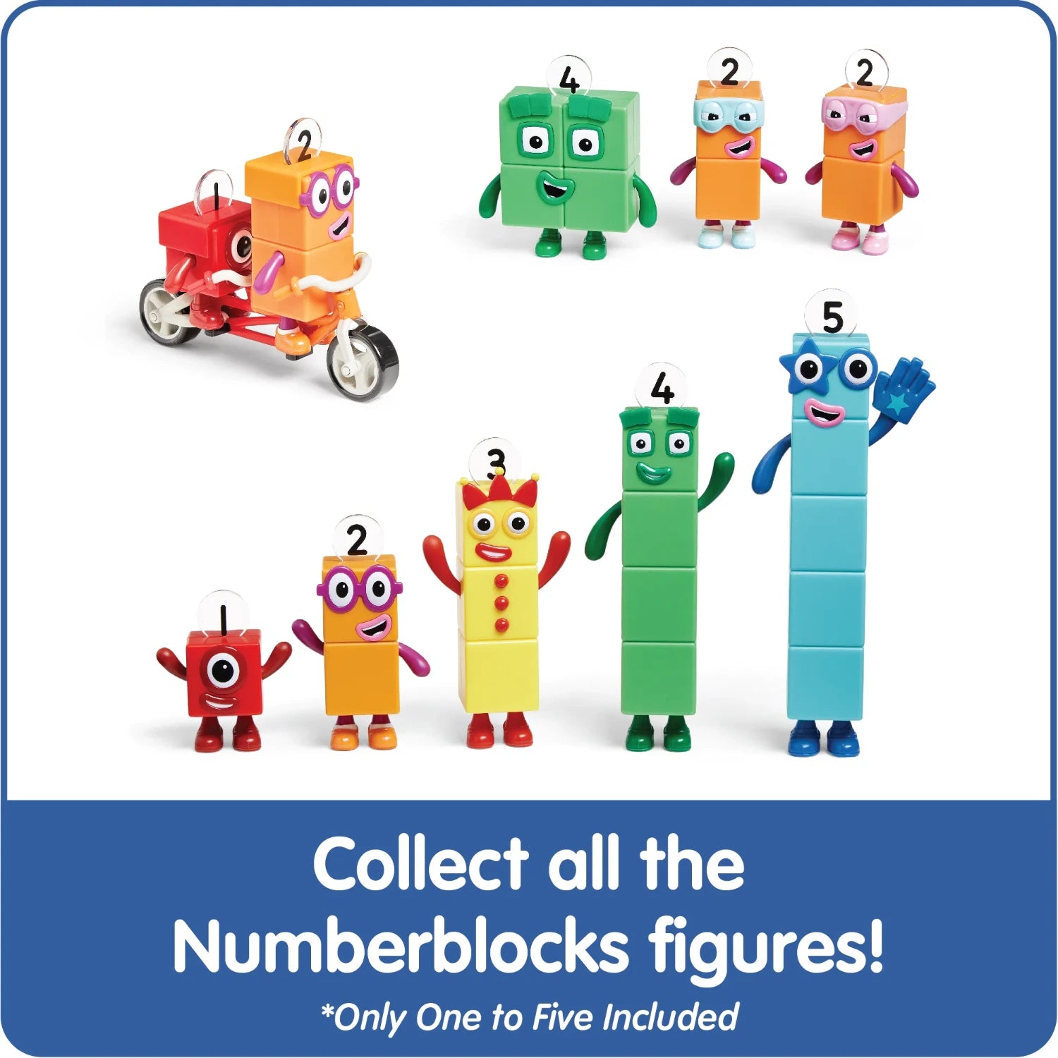 Numberblocks Friends One to Five/Six To Ten Figure Set (2 Types)