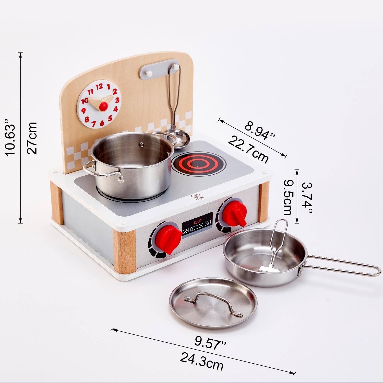 Hape 2-in-1 Kitchen & Grill Set