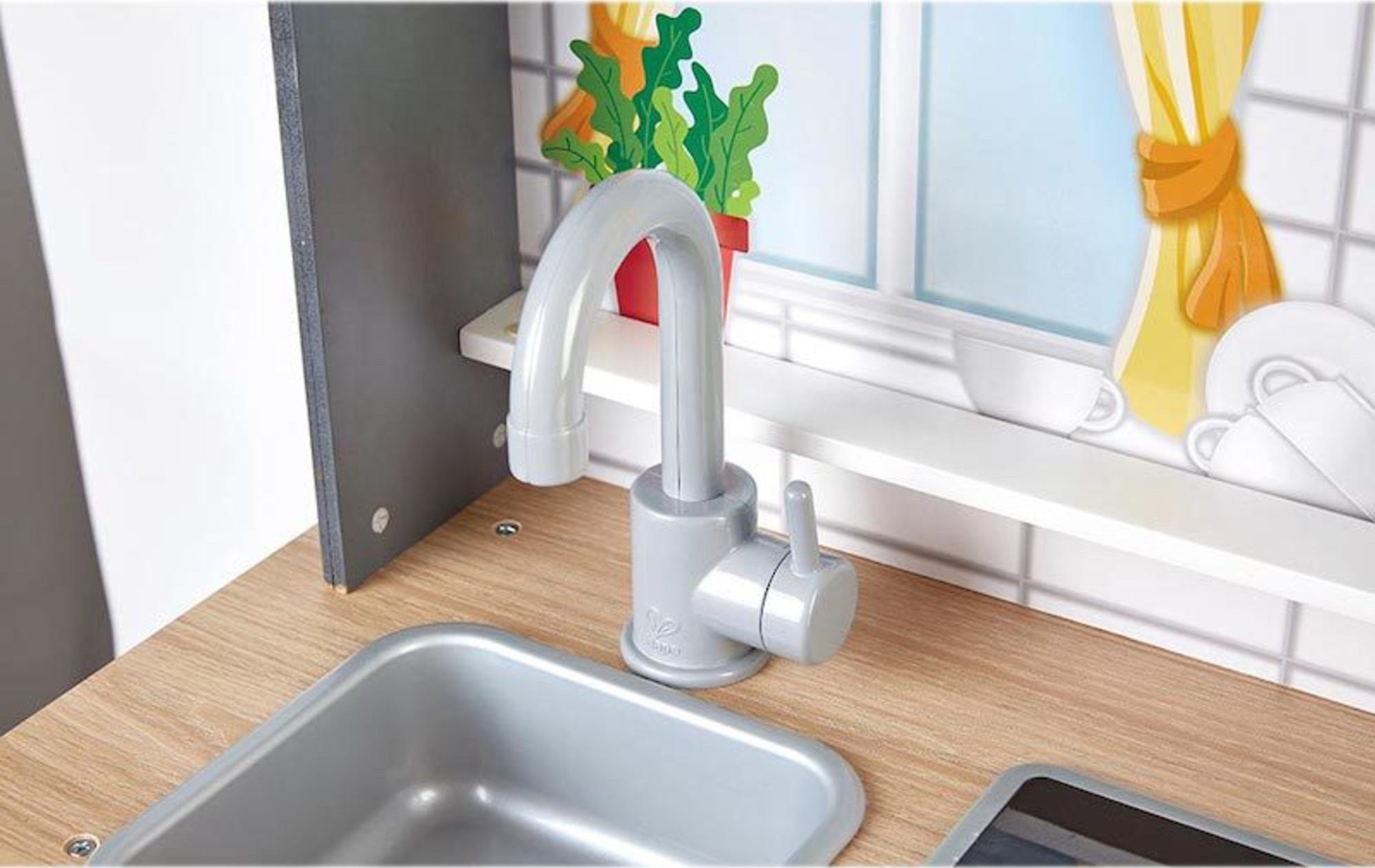 Hape Kitchen with Light and Sound - Grey