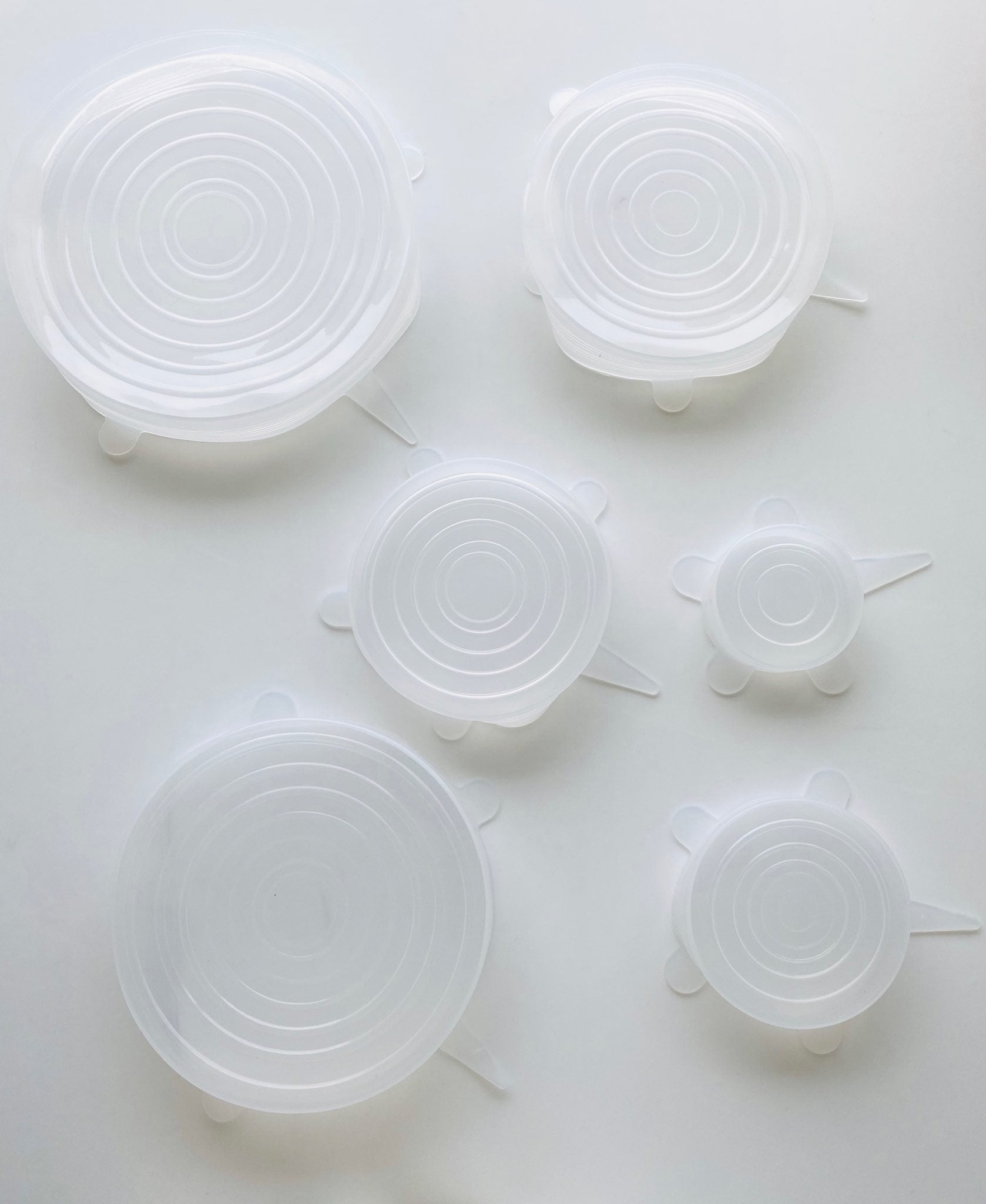 Biomom Reusable Silicone Stretch Lids (6-Piece Set)
