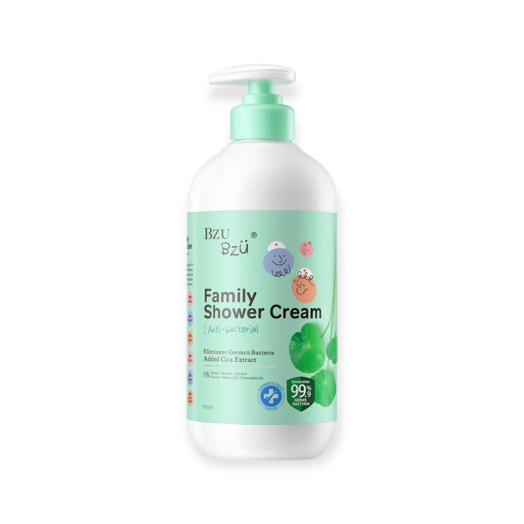 BZU BZU Family Antibacterial Shower Cream, 800ml (Exp 03/27)