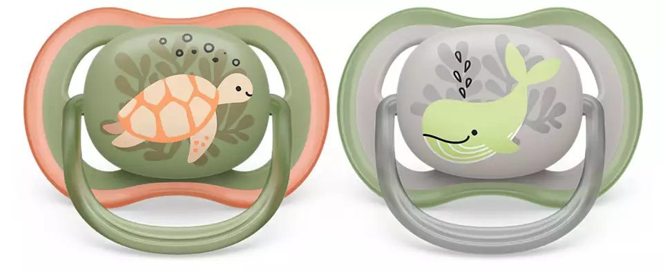 Philips Avent Ultra Air Pacifier, 2pk - 6-18M (14 Designs) - Pupsik Singapore