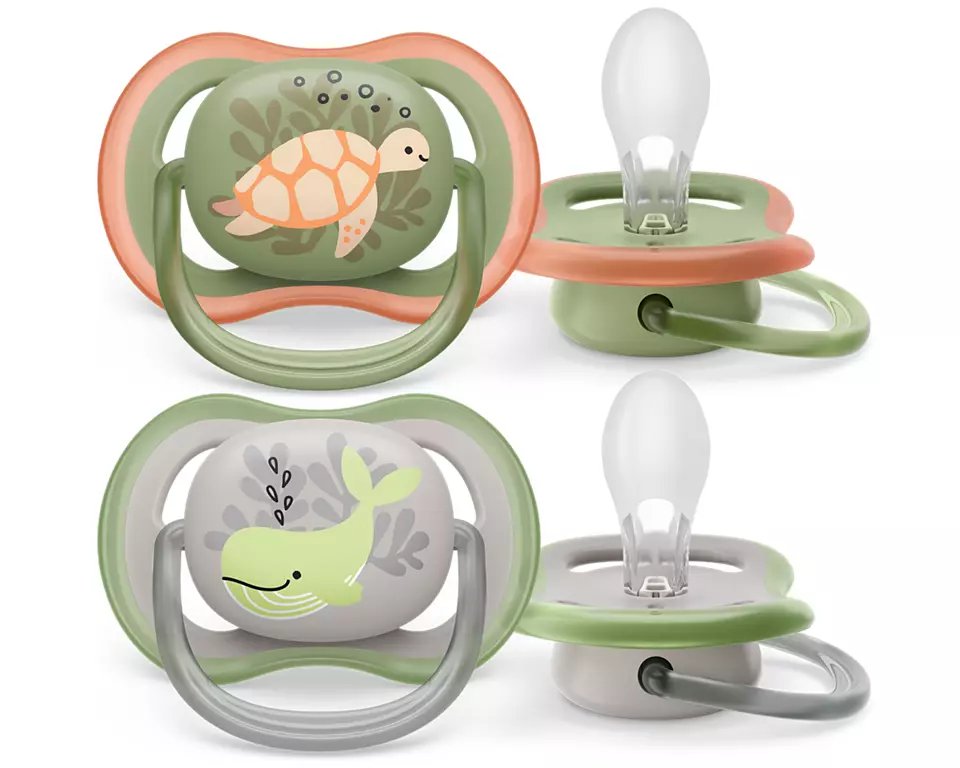 Philips Avent Ultra Air Pacifier, 2pk - 6-18M (14 Designs) - Pupsik Singapore