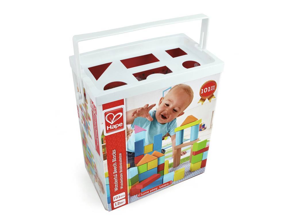 Hape Wonderful Beech Blocks (101pcs)