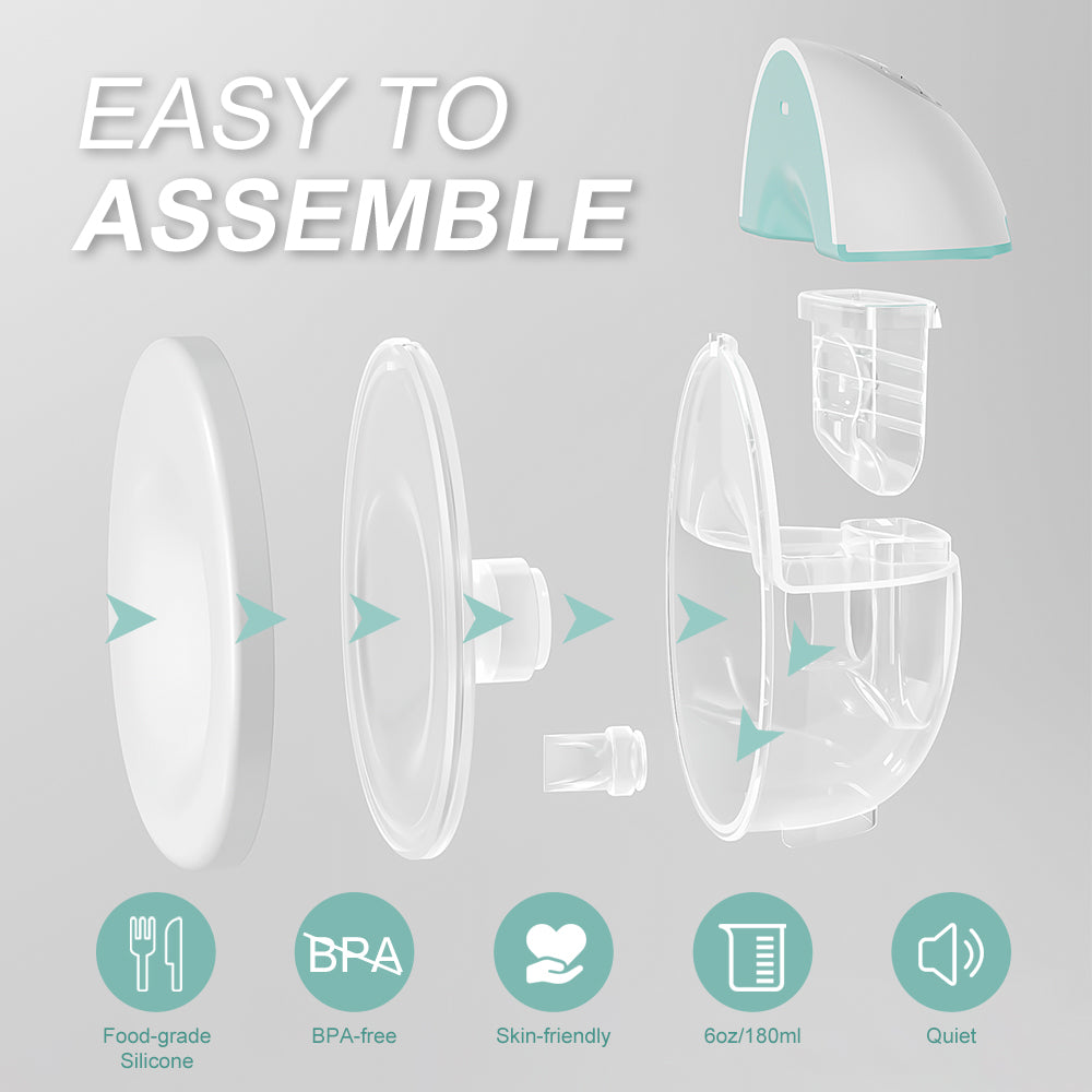 Youha Evera Wearable Hands-Free Breast Pump (Single/Double) | With Bluetooth App Function