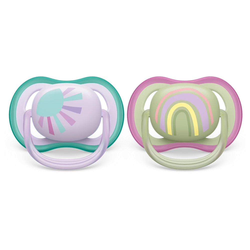 Philips Avent Ultra Air Pacifier, 2pk - 0-6M (10 Designs)