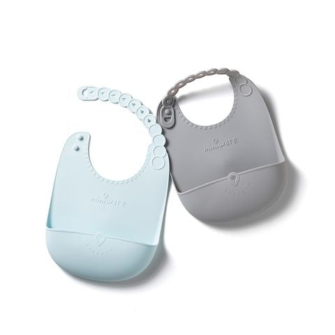 Miniware Silibib Silicone Bib (2pk) (3 Colours)