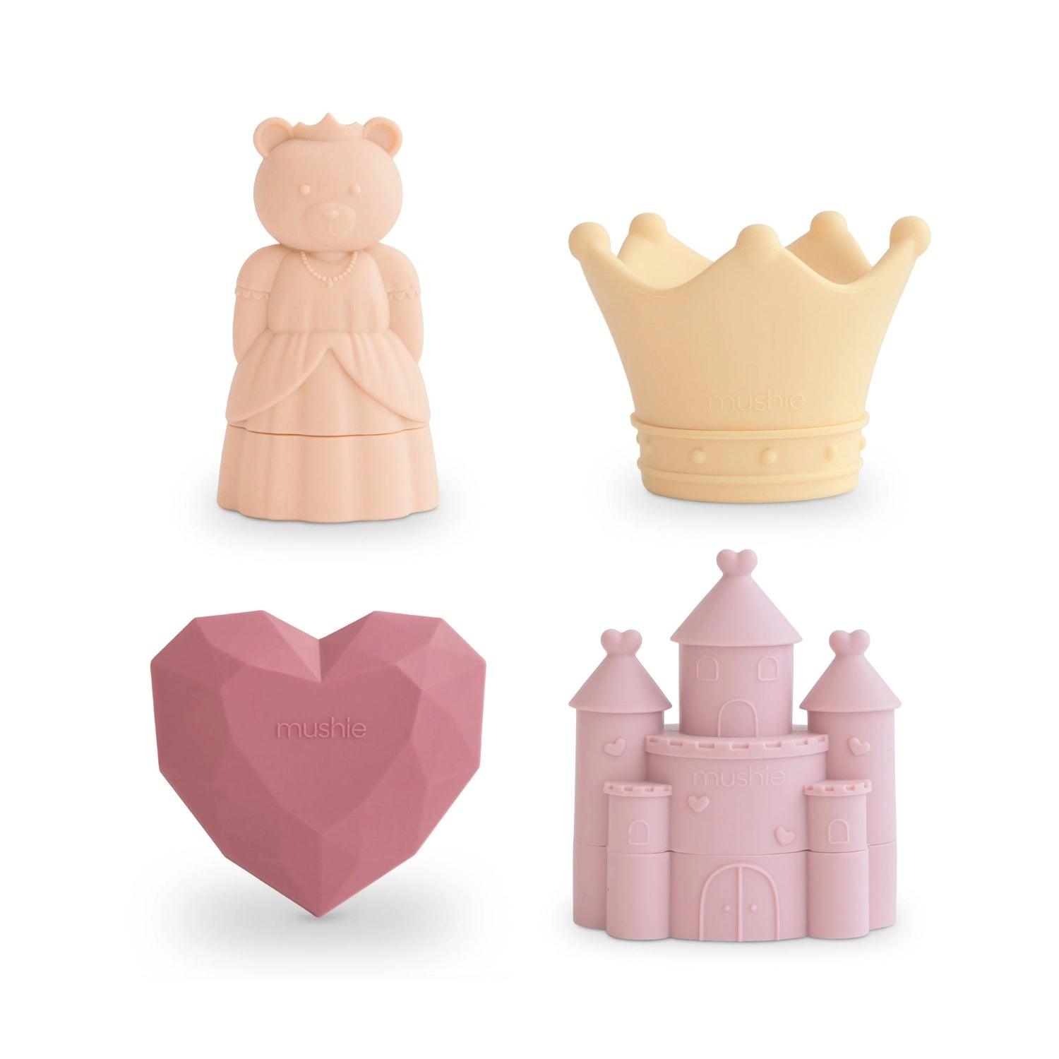 Mushie Mold Free Bath Play Set, 4pcs (4 Designs) - Pupsik Singapore