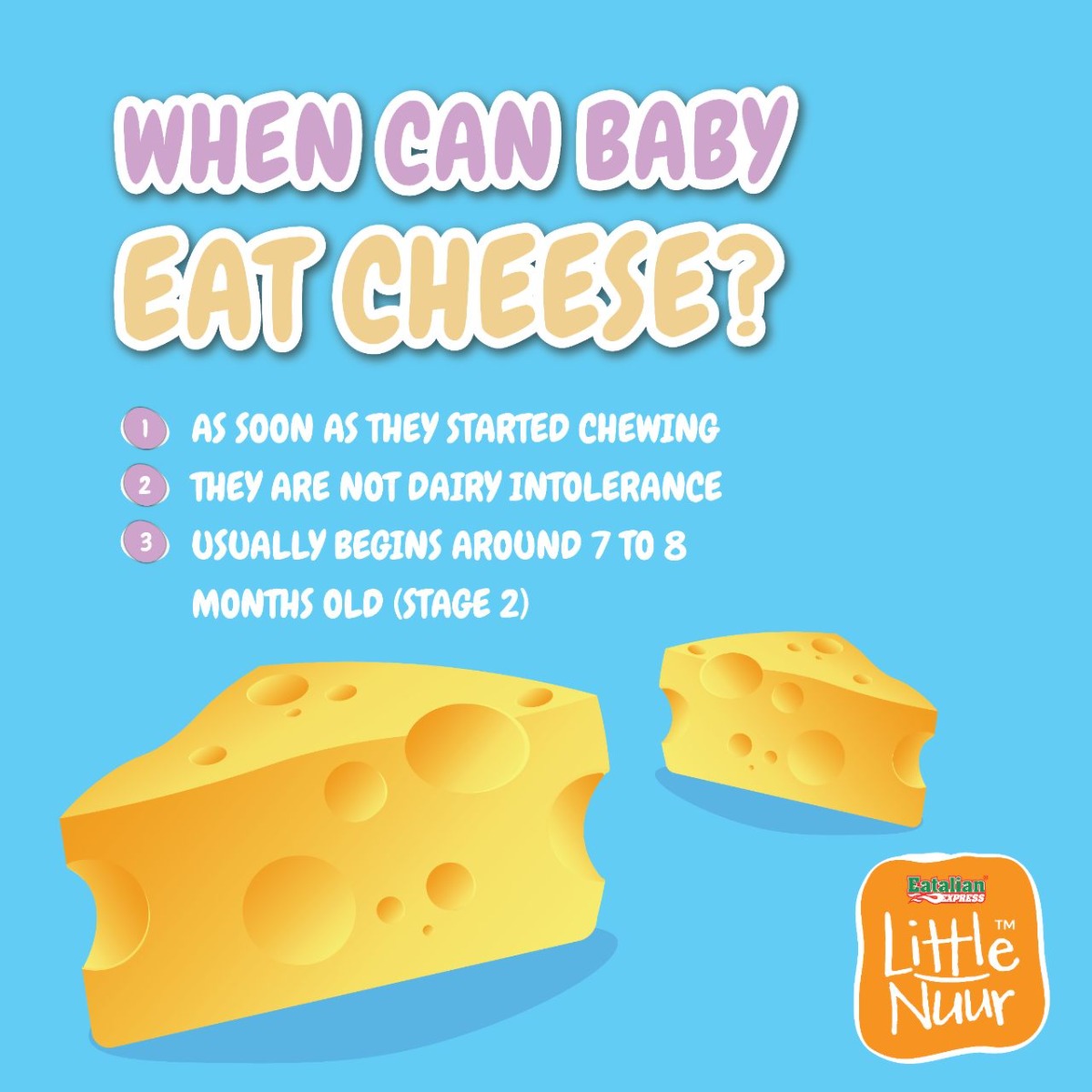 Eatalian Express Little Nuur Baby Pasta Sauce, 80g - Cheezy Crazy (Exp 06/27)