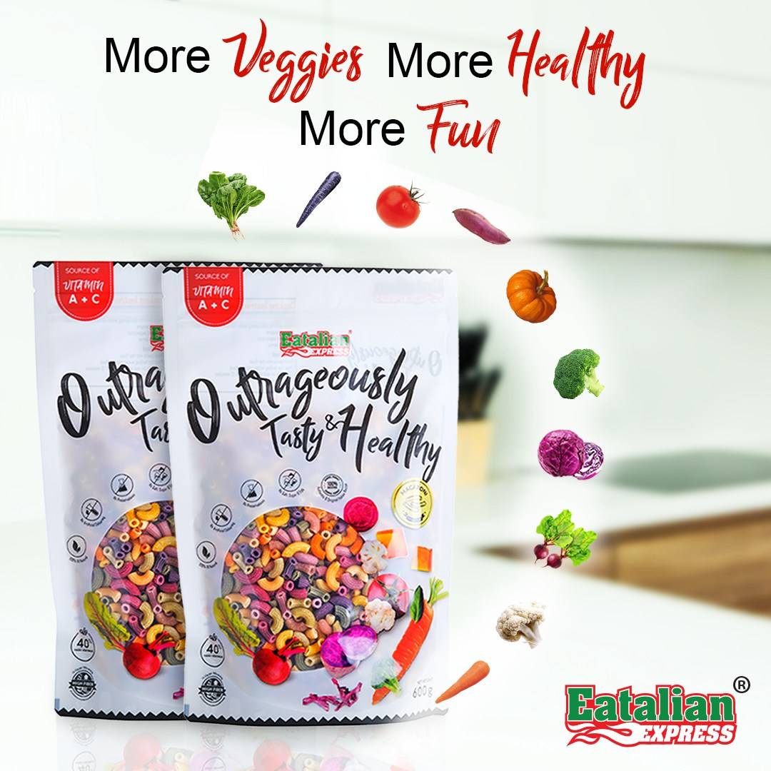 Eatalian Express Baby Veggie Pasta, 250g - Star (Exp 03/27)