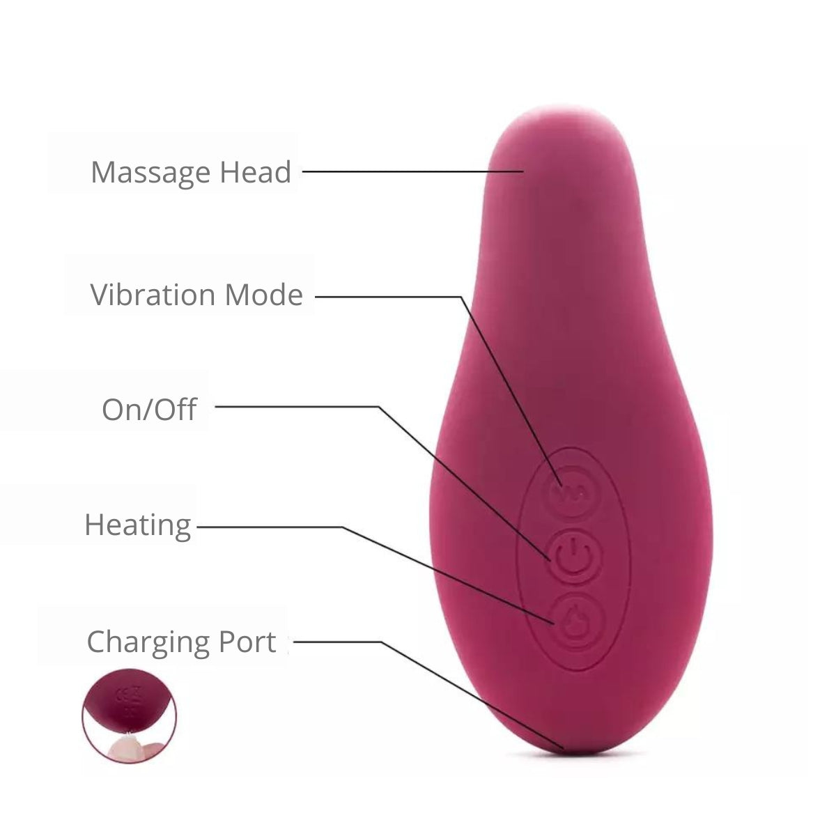 MPJ Warming Lactation Massager - Teal