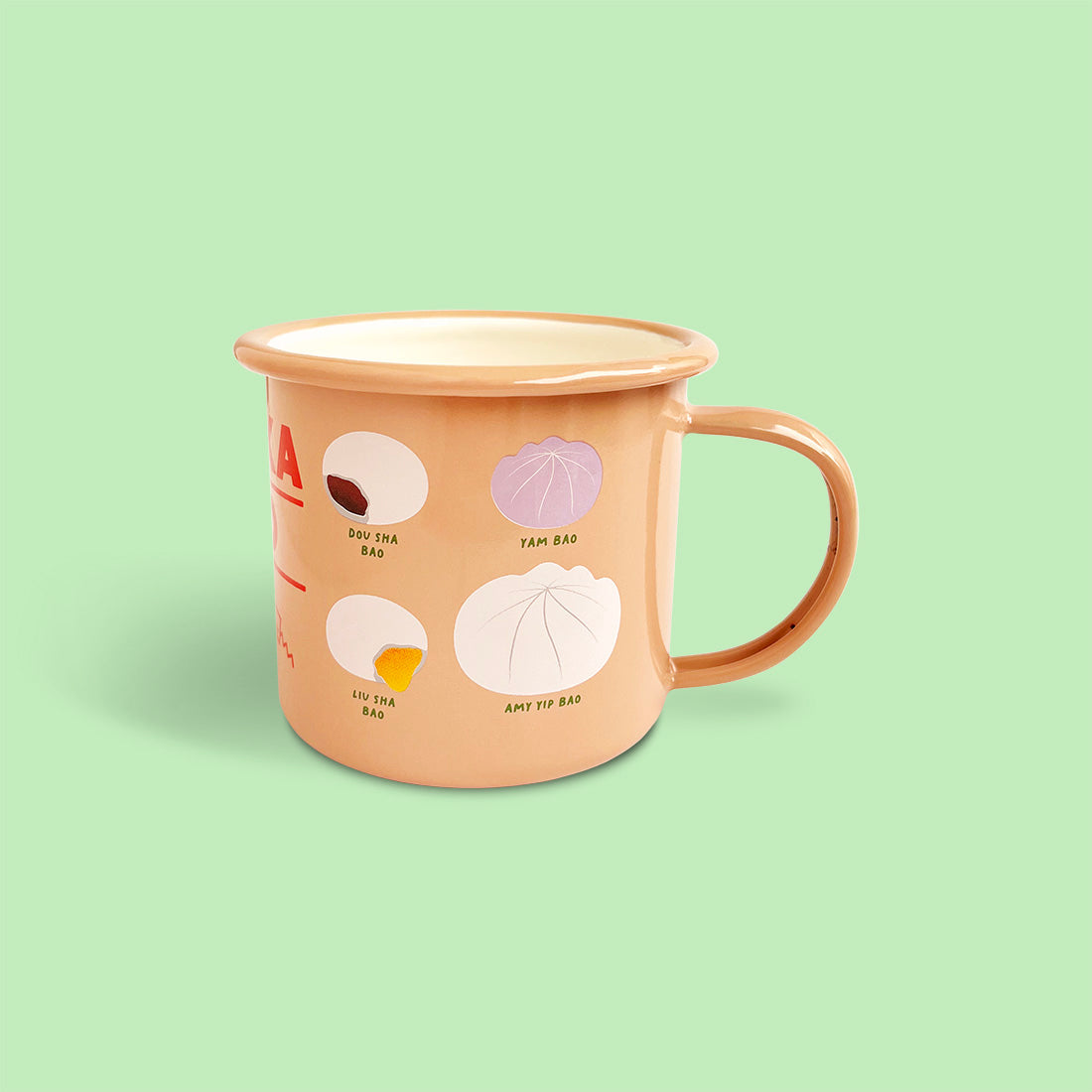 The Little Drom Store Enamel Mug (6 Designs) - Pupsik Singapore